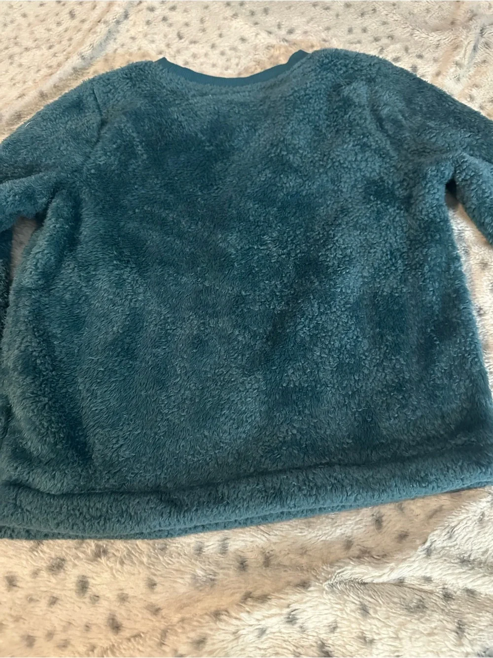 Cat & Jack Plush Jogger Pants in Teal Blue